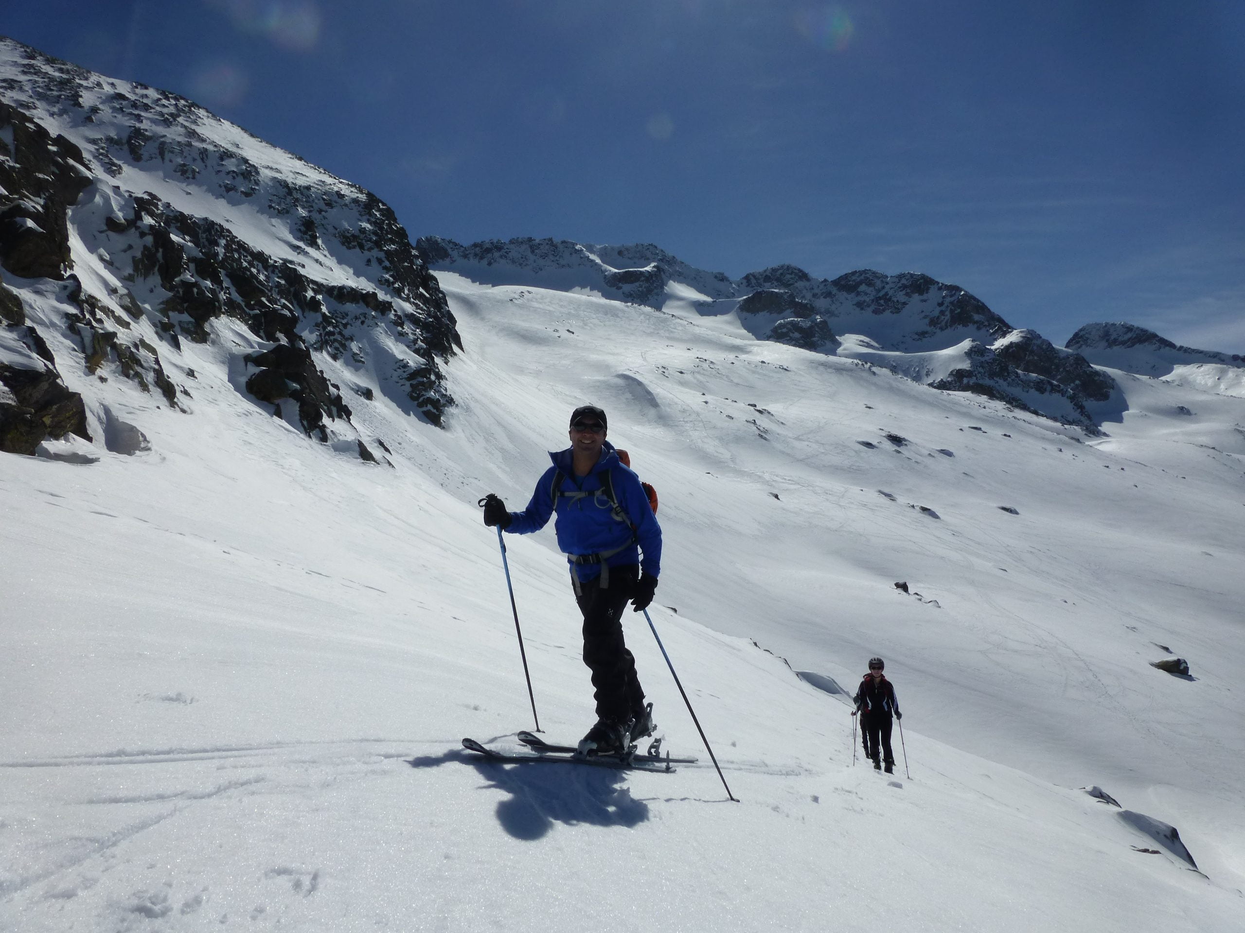 Esquí de montaña en el Valle d´Ayous y Arnousse. Pirineo Francés