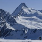 Alpinismo y escalada placer en Italia. Dent d´Hérens (4148 m)