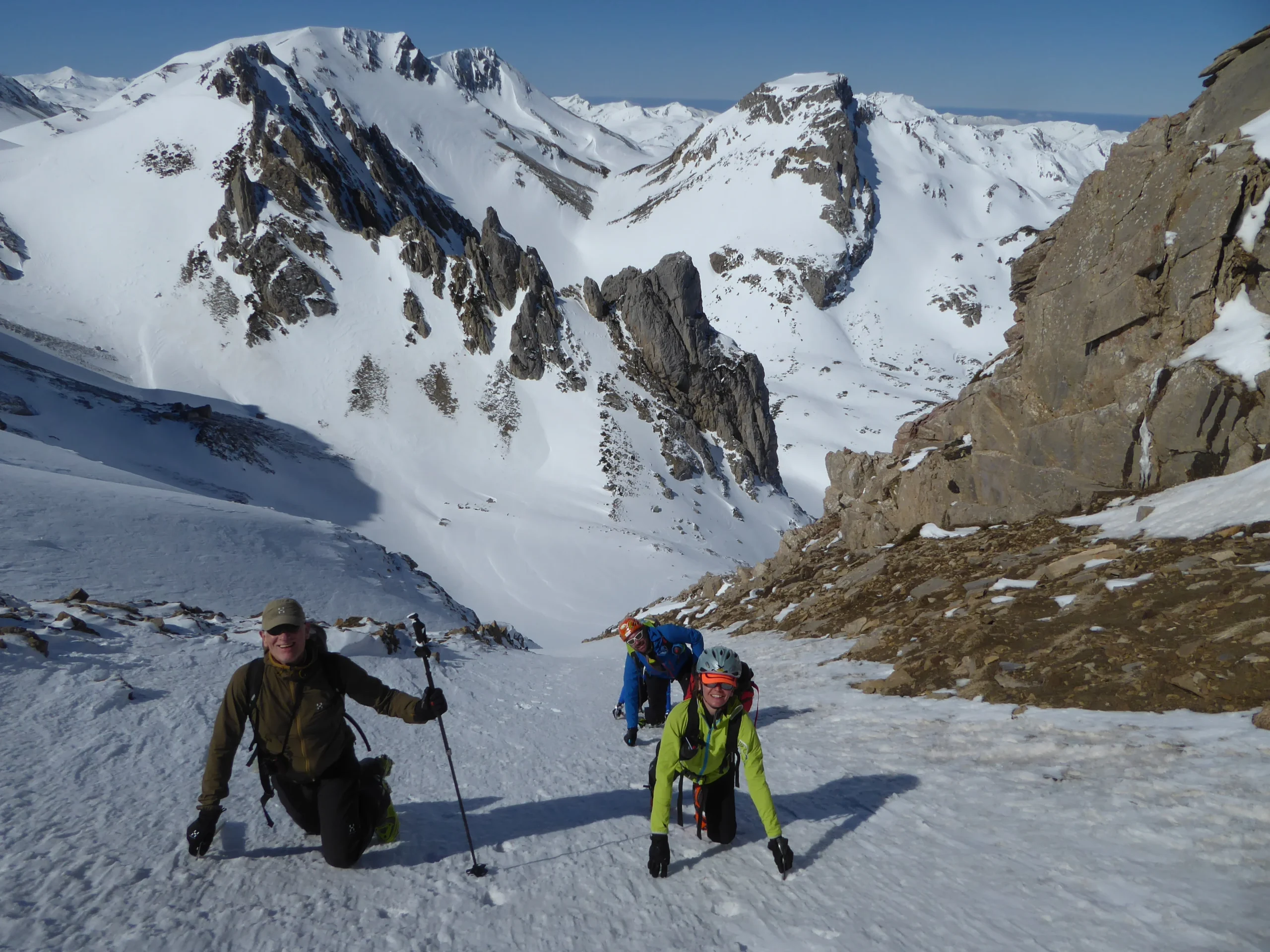 Esquí de montaña en la Cordillera Cantábrica. Entre Somiedo y la Babia.