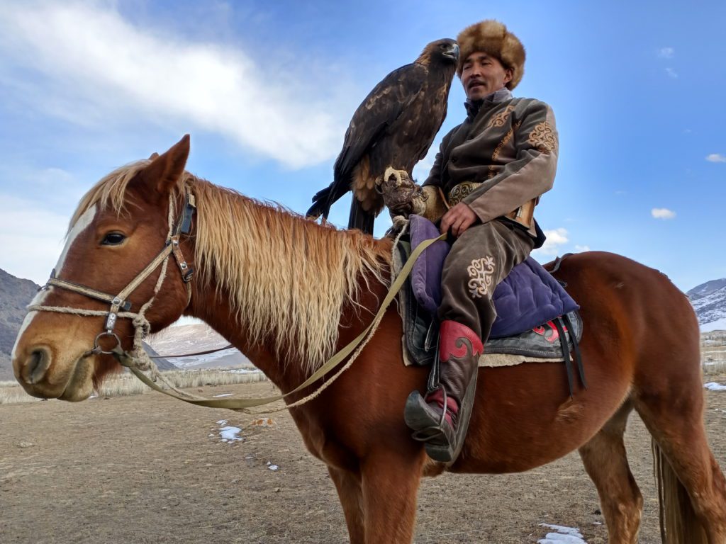 Cetrero en Kirguistán