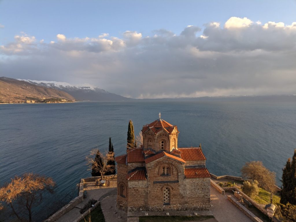 Vistas de Ohrid, Macedonia