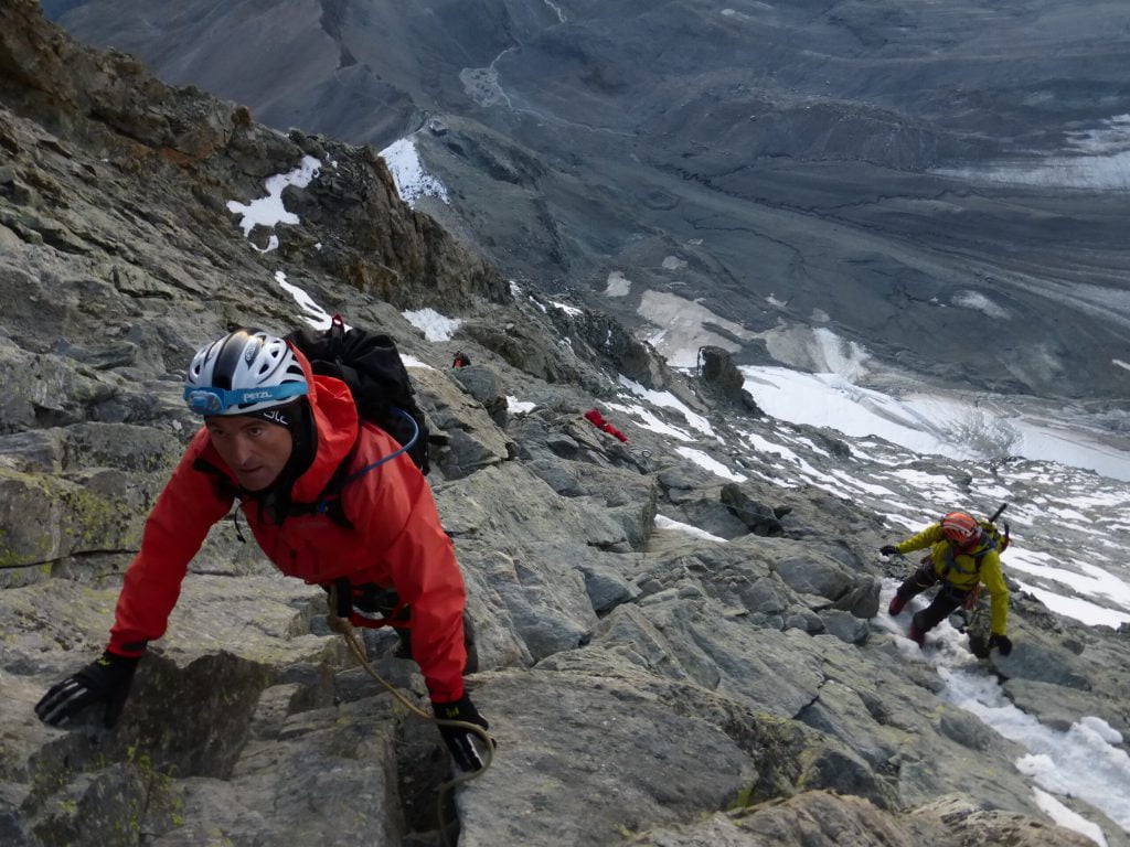Progresando hacia la cima del Matterhorn