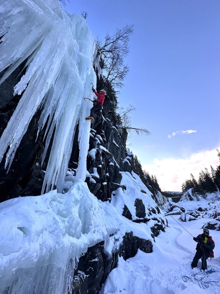 Escalada en hielo en Rjukan